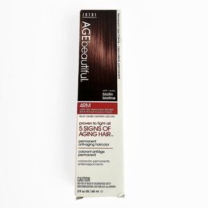Zotos Age Beautiful 4RM Dark Red Mahogany Permanent Hair Color 2 oz